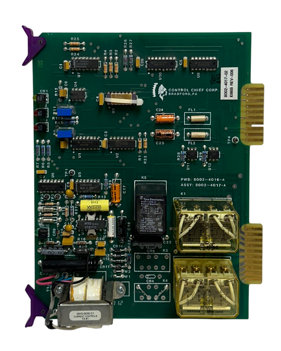 CONTROL CHIEF CORP 8002-4017-02 / I086B RELAY CONTROL BOARD 8002-4017 -A USNP