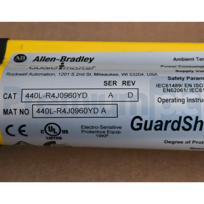 Allen-Bradley 440L-R4J0960YD /A GuardShield Safety Light Curtain Receiver NSMP