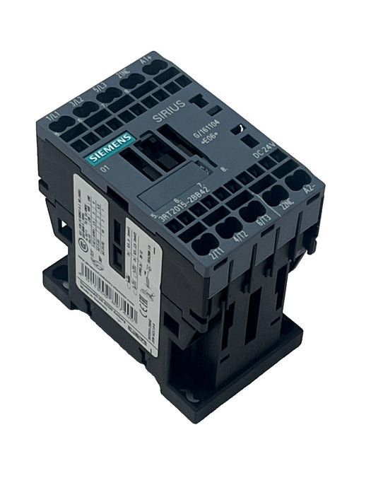 SIEMENS Sirius 3RT2015-2BB42 Contactor 7A 24VDC 3-Pole Size S00 DIN Rail Mount