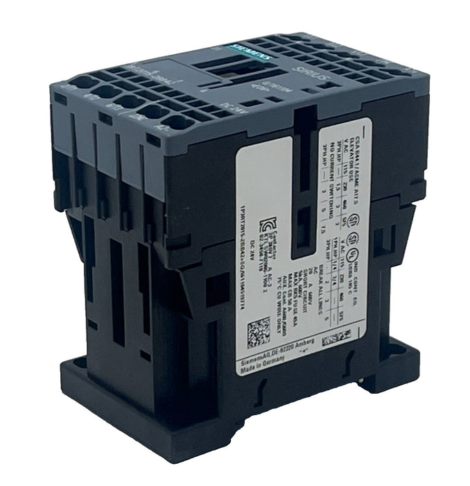 SIEMENS Sirius 3RT2015-2BB42 Contactor 7A 24VDC 3-Pole Size S00 DIN Rail Mount