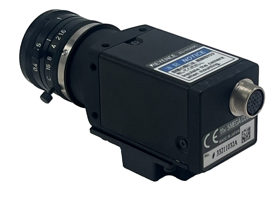 KEYENCE XG-H500C Color High-Resolution 5MP CCD Camera w/ CV-L16 16mm Lens