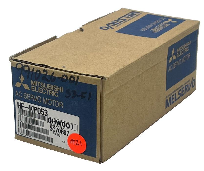 MITSUBISHI HF-KP053 AC Servo Motor 50W 3000 RPM 3-Phase MELSERVO J3/J4 Series