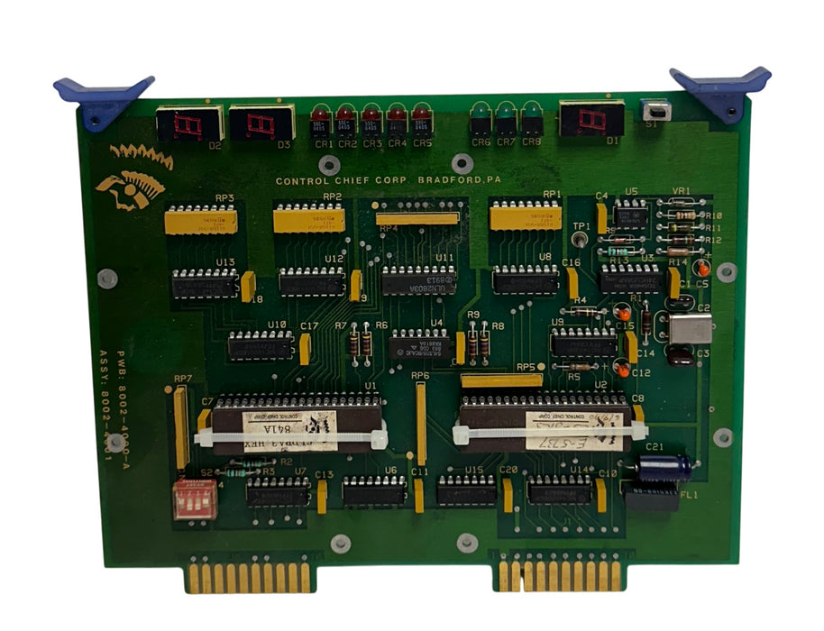 CONTROL CHIEF CORP 8002-4001 / 8002-4000-A MICROPROCESSOR CONTROL BOARD USNP