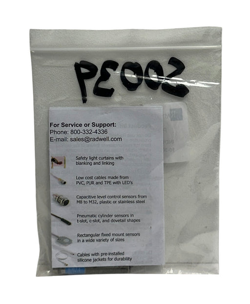 RADWELL RAD01178 INDUCTIVE PROXIMITY SENSOR SHIELDED 10-30VDC 2mm SENSING NSMP