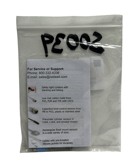 RADWELL RAD01178 INDUCTIVE PROXIMITY SENSOR SHIELDED 10-30VDC 2mm SENSING NSMP