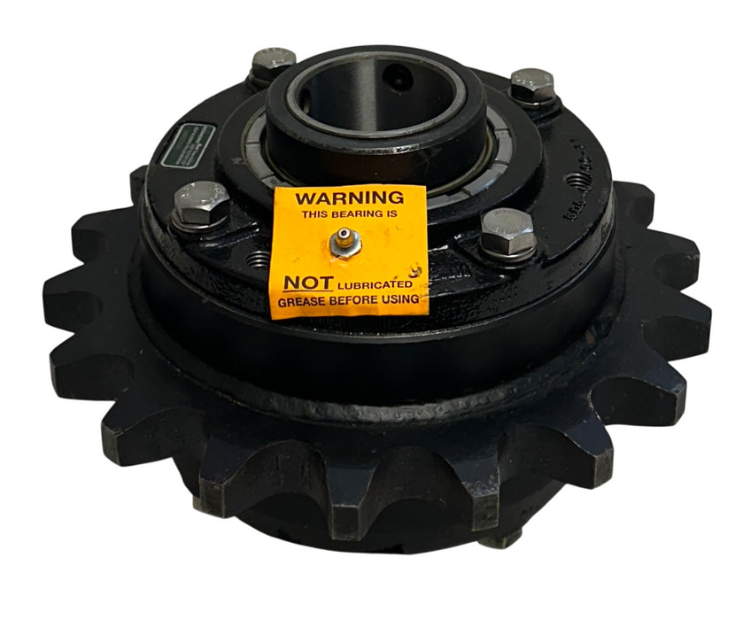 REXNORD MBR220840 SELF-ALIGNING ROLLER BEARING / SPROCKET ASSEMBLY 2-1/2'' NSNP