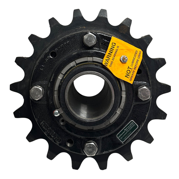 REXNORD MBR220840 SELF-ALIGNING ROLLER BEARING / SPROCKET ASSEMBLY 2-1/2'' NSNP