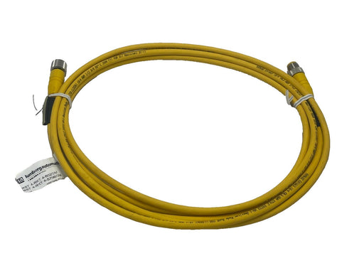 LUMBERG RST 4-RKT M12 Male Straight to Female Straight 4-Pin Cordset 1.14 meters