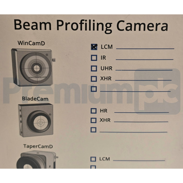 DataRay WinCamD-LCM CMOS Beam Profiler Camera 2048x2048 Pixels USB3 USPI
