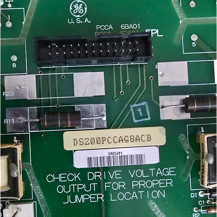 GE DS200PCCAG8ACB Speedtronic Mark V DS200 Turbine Power Connect Card Assy. NSMP