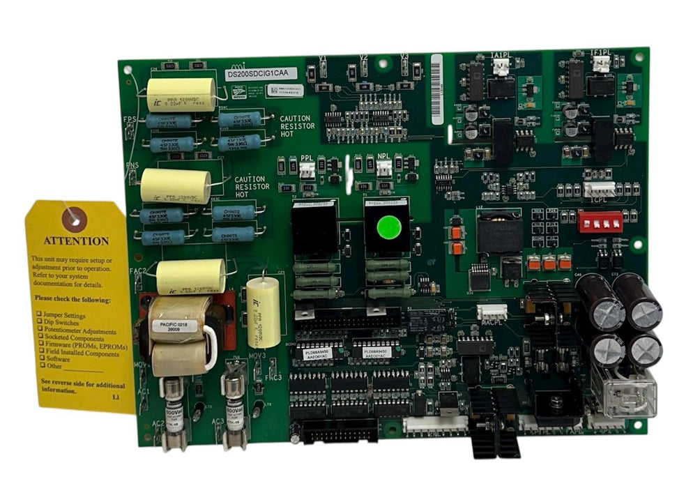 GE DS200SDCIG1CAA Mark V Speedtronic TURBINE POWER CONTROL BOARD w/ RAM NSNP
