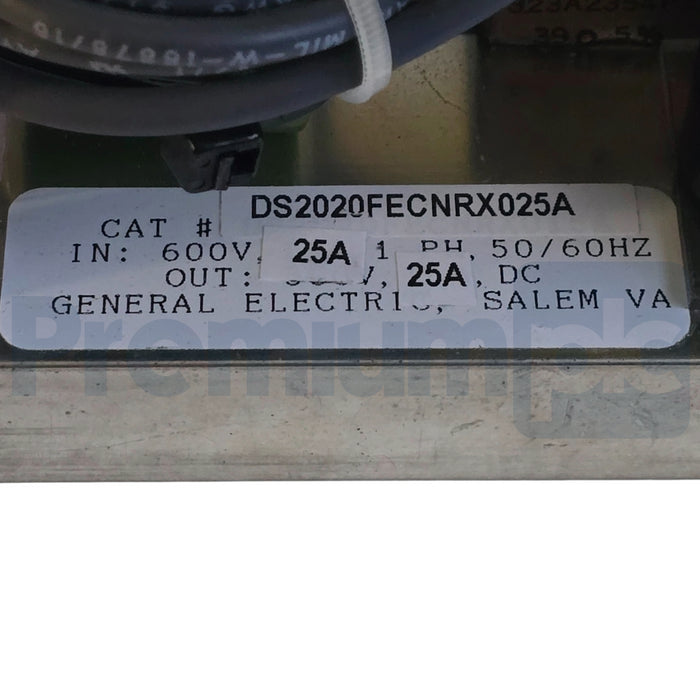GE DS2020FECNRX025A | DS2020FECNRX025 Mark V Field Exciter Controller 25A NSNP