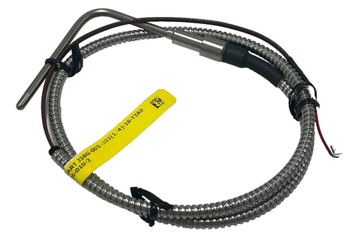 Pyromation J38G-005-303 Type J Thermocouple 1/4" NPT Mount 303 SS Sheath 16" L