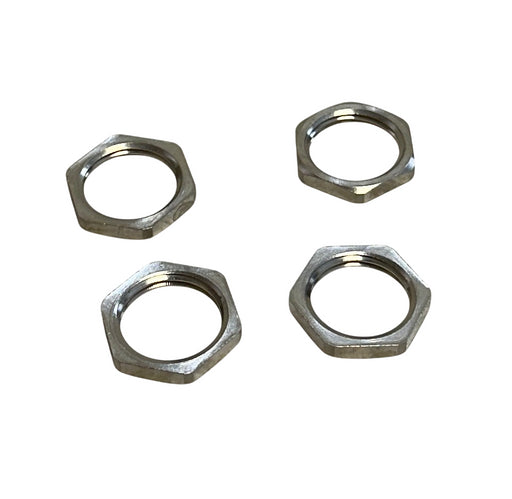 25 LUTZE LMM20 HEXAGONAL METAL LOCKNUTS Metric Thread M20x1.5 BRASS NICKEL NSMP