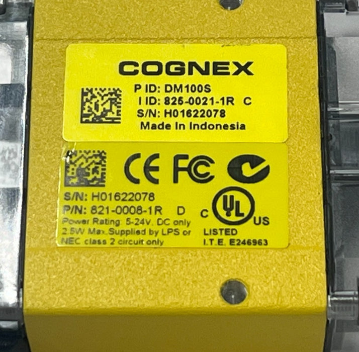 Cognex DataMan DM100S Fixed Mount Barcode Scanner 1D 2D USB Serial DMR-100S-00