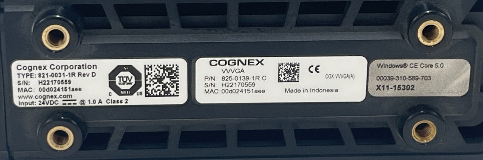 Cognex 825-0139-1R C-Mount Module Adapter Kit for In-Sight IS5600 IS7000 IS7010