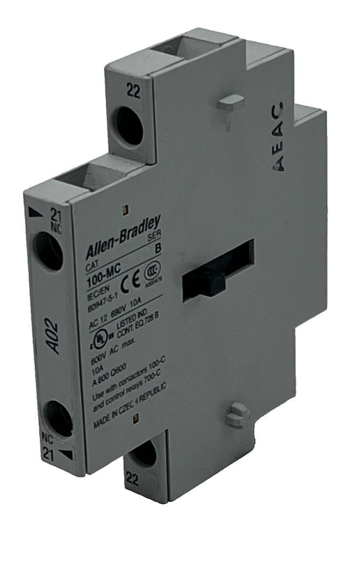 Allen-Bradley 100-MC Series B Auxiliary Contact Block 1 NO + 1 NC, NSNP