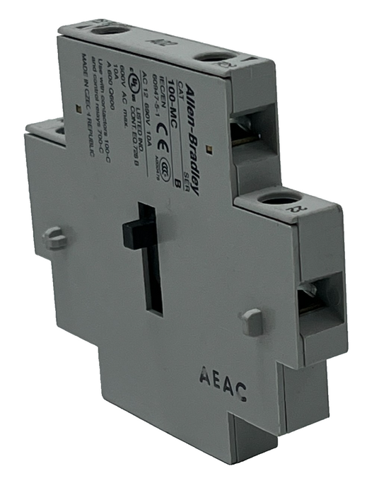 Allen-Bradley 100-MC Series B Auxiliary Contact Block 1 NO + 1 NC, NSNP