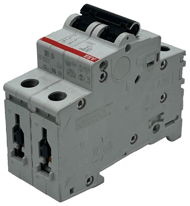 NEW ABB S202-D2 Miniature Circuit Breaker 2P 2A Type D DIN Rail IEC 60947-2 UL