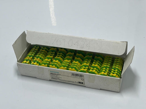 BOX OF 50 NEW Siemens 8WA1 011-1PF11 Feed-Through Terminal Block Gray 4mm² Screw