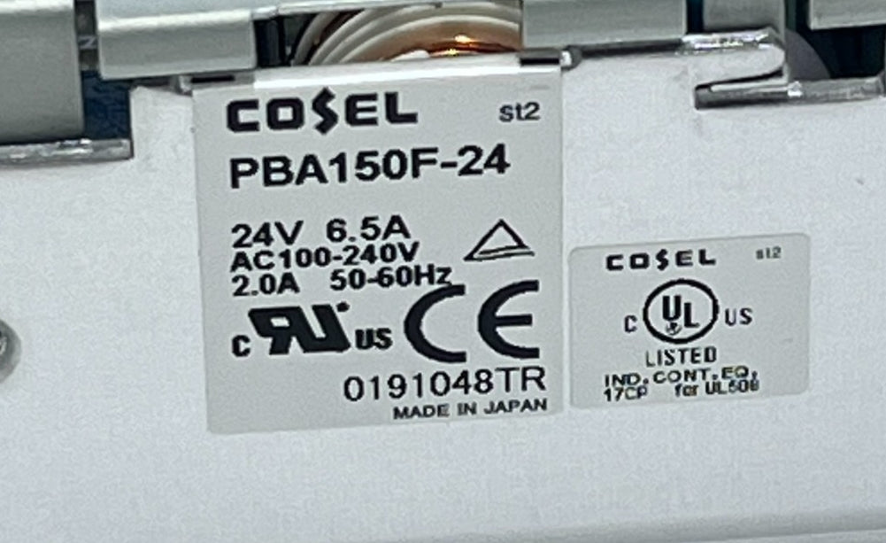 COSEL PBA150F-24-N Power Supply AC-DC 150W 24V 6.3A Enclosed PBA Series NSMP