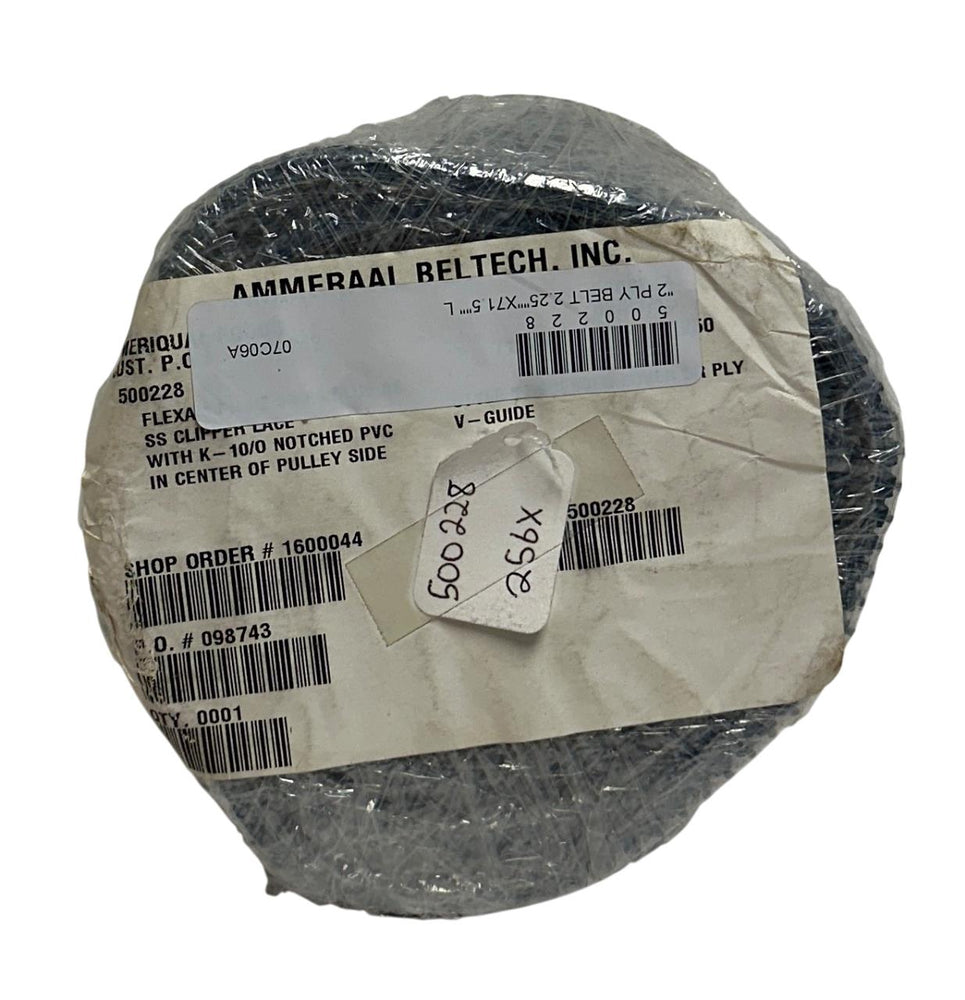 AMMERAAL BELTECH 500228 FLEXAM EM8/20+P6 BLUE 2.25'' WIDTH Belt V-Guide NSMP