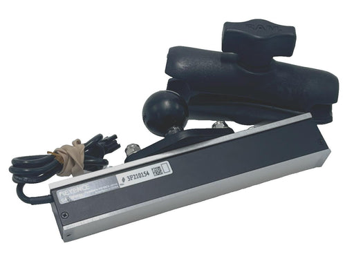 Keyence CA-DBW13 White LED Bar Light 132mm, OP-42282 Diffuser Plate, 1" ram ball