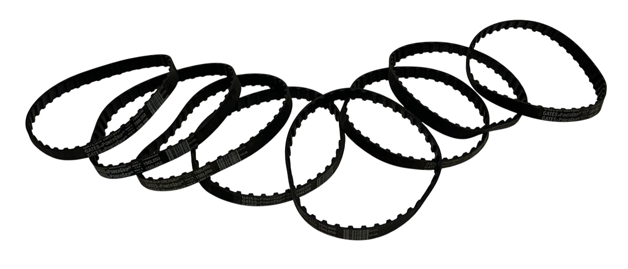 8 GATES 150L050 PowerGrip Timing Belts 1/2'' WIDE / 15'' LONG OEM BLACK NSNP