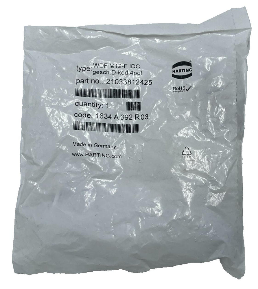 HARTING 21033812425 Han 7D C Crimp Insert 7 Pole Female Connector Industrial