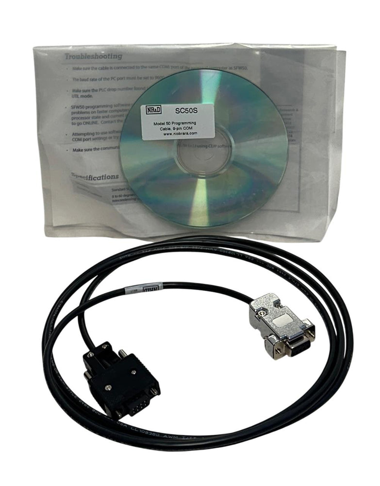 NR&D SC50S DB9 to Model 50 Smart Programming Cable 9-Pin 6' LENGTH OEM NSNP