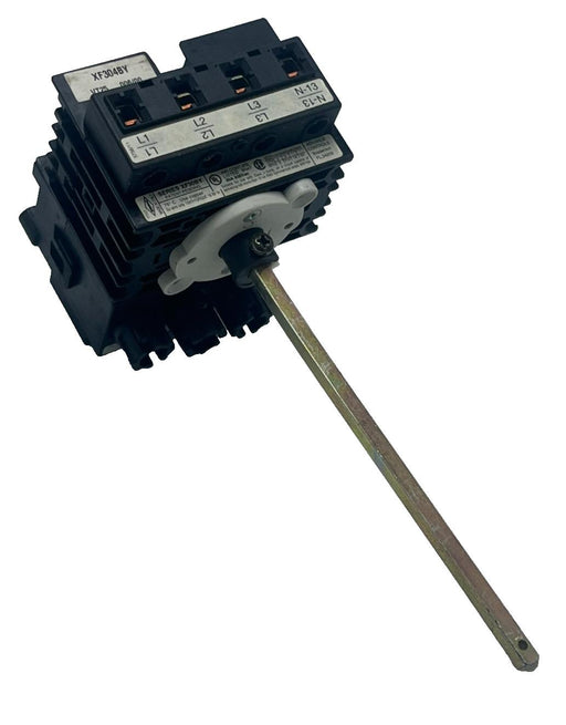 ADVANCE CONTROLS XF304BY 30A 4-Pole Non-Fused Disconnect Switch NEMA 4X Yellow