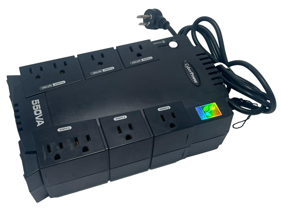 CyberPower CP550SL 550VA 330W Standby UPS System 8 Outlets Battery Backup