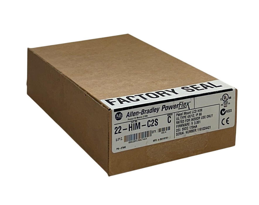 ALLEN BRADLEY 22-HIM-C2S /C PowerFlex Panel Mount LCD HIM 5VDC 170mA NSFS