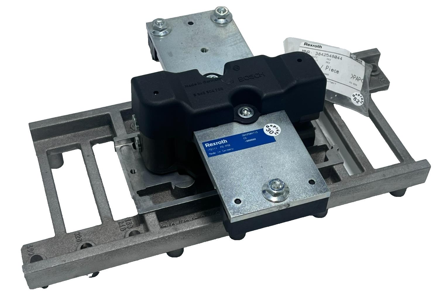 Rexroth Bosch 3842504713 Pneumatic Positioning Unit FMS Transfer Line Stop Gate