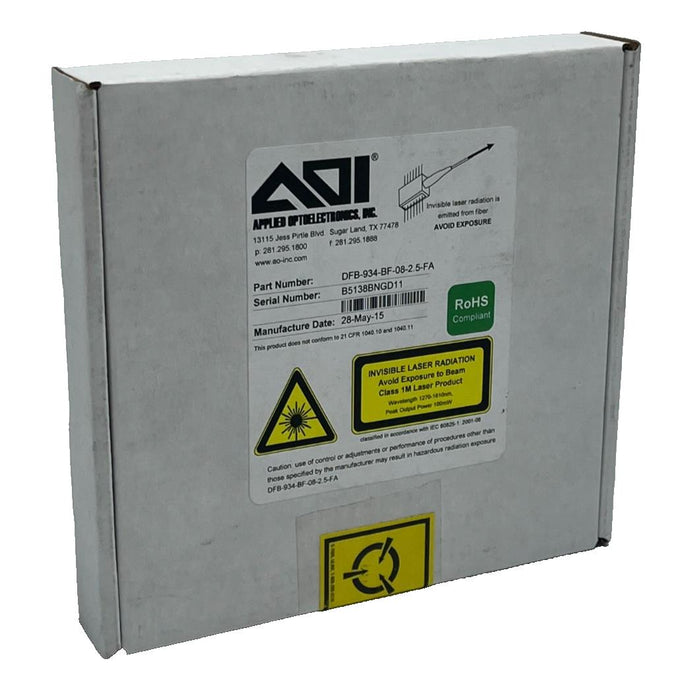 AOI DFB-934-BF-08-2.5-FA DFB Laser Module 934nm Butterfly Package Telecom, NSFS