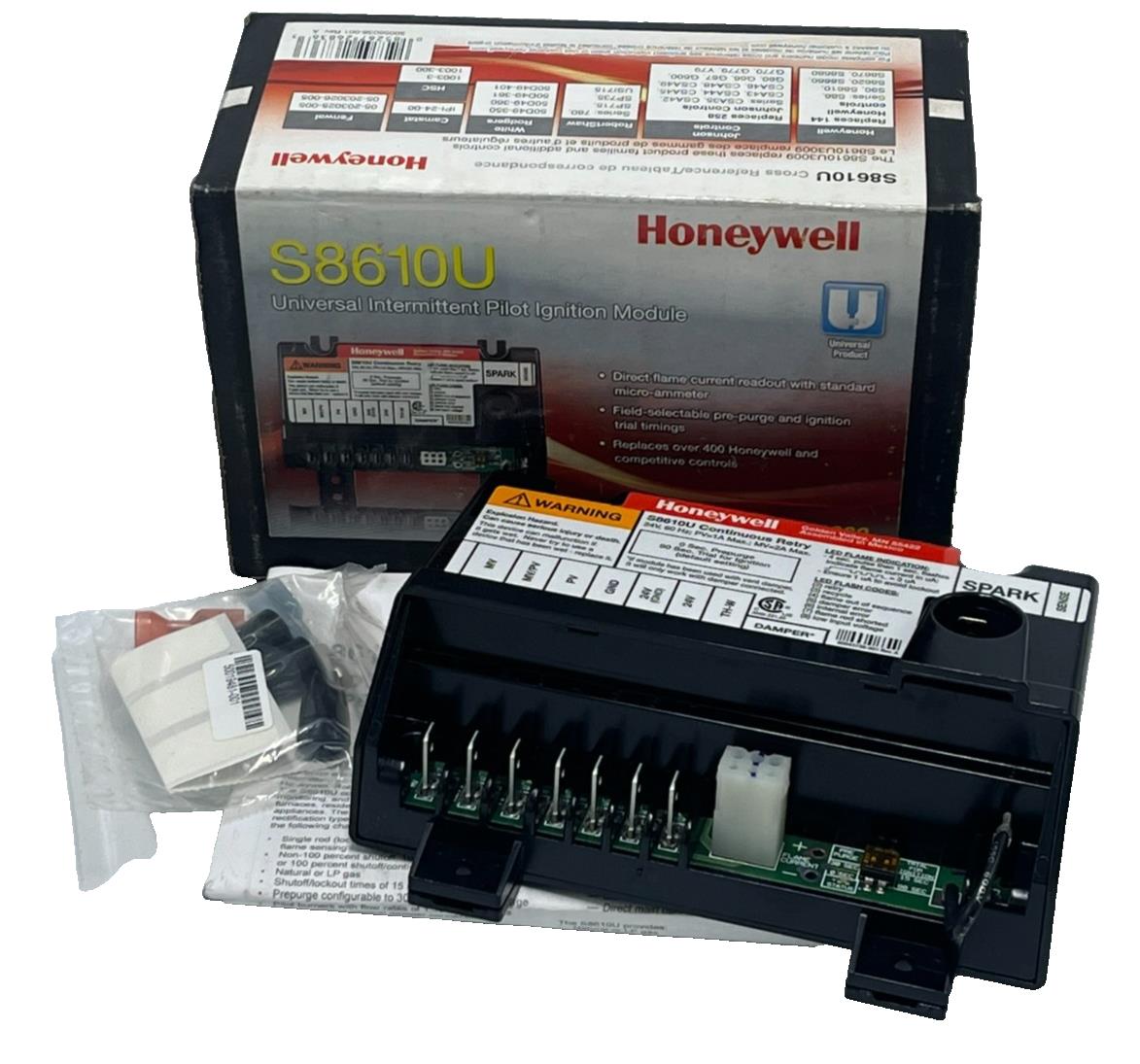 HONEYWELL S8610U Universal Intermittent Pilot Ignition Module S8610U3009, NSMP