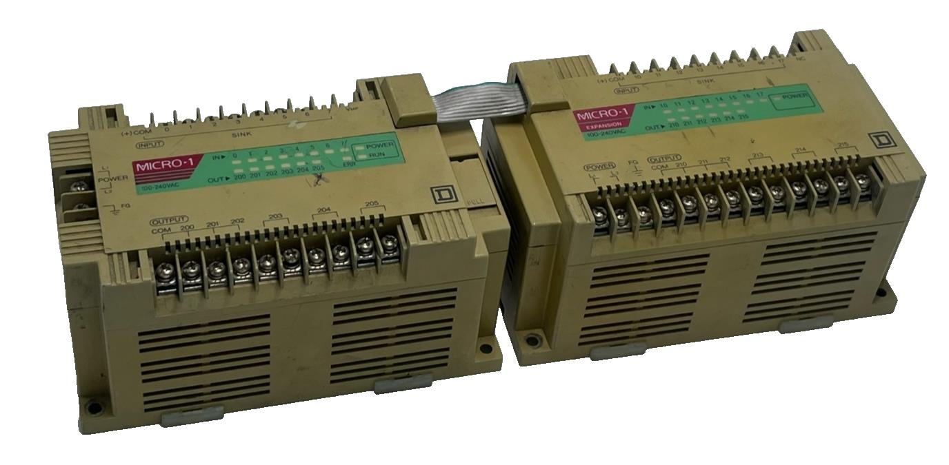 (2) SCHNEIDER 8003-CP-32 Processor Module CPU Quantum PLC 800 Series 140CPU11300