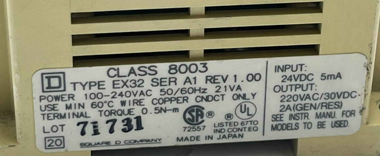 (2) SCHNEIDER 8003-CP-32 Processor Module CPU Quantum PLC 800 Series 140CPU11300