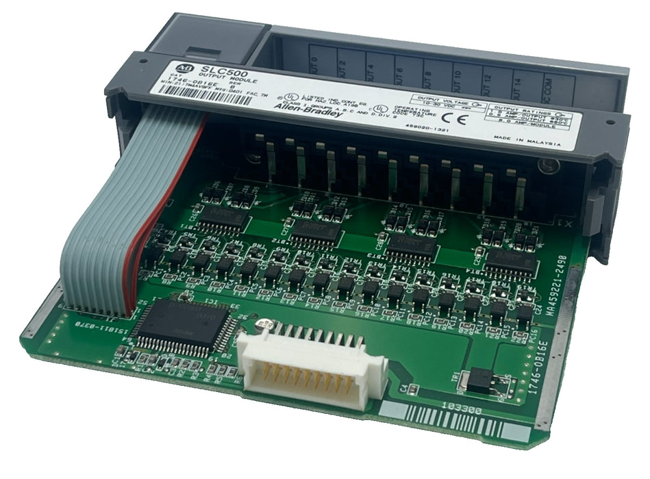 ALLEN BRADLEY 1746-OB16E SER B 16 Pt 24VDC Electronic Output Module SLC 500 AB