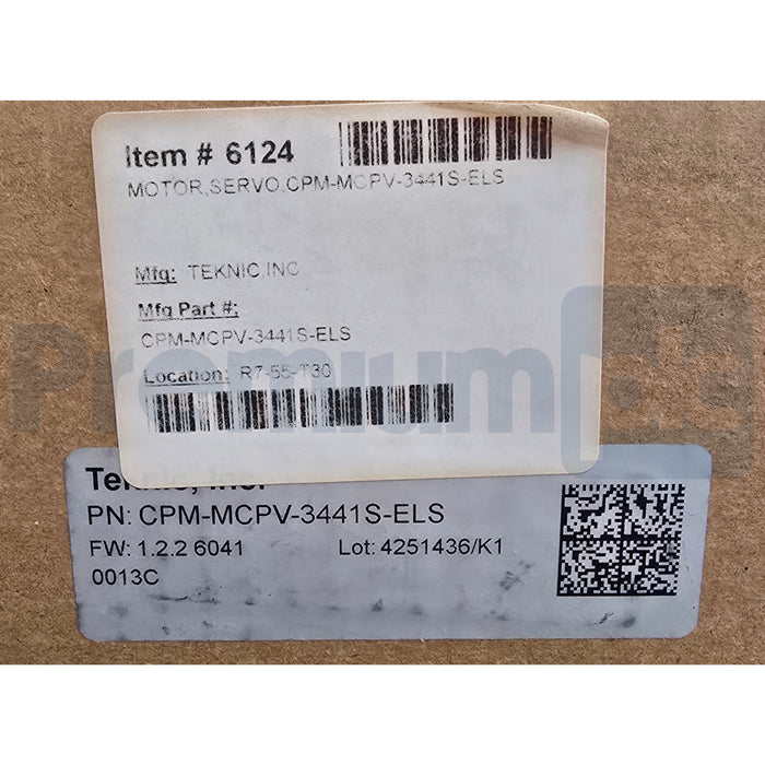 Teknic CPM-MCPV-3441S-ELS Nema 34 ClearPath-MCPV Servo Motor 24-75VDC/10A NSMP