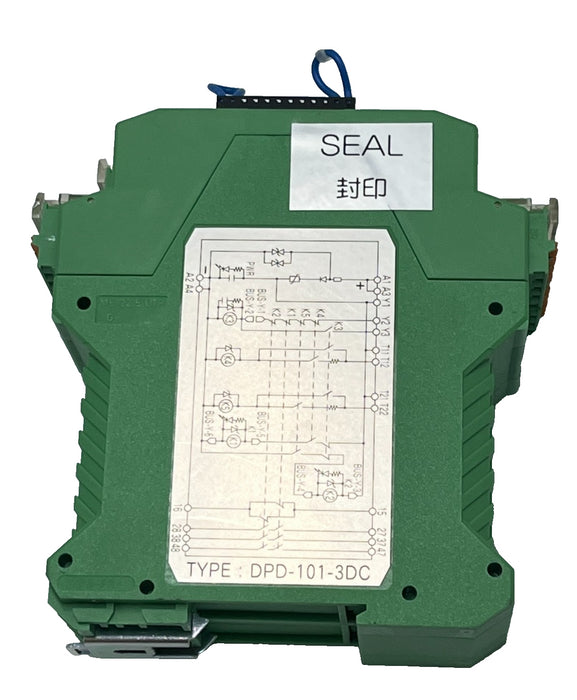 JSK DPD-101-3DC Dual Power Device Safety Relay Unit 24VDC Abnormal Stop Module