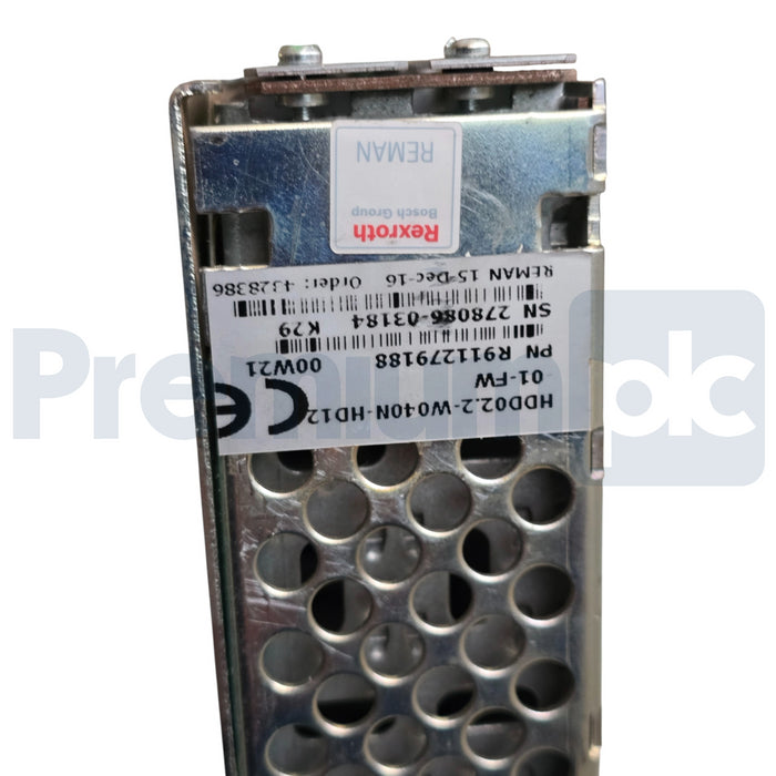 Rexroth Indramat HDD02.2-W040N-HD12-01-FW | R911279188 Dual Axis Servo Drive REM