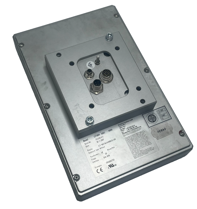 BECKHOFF FERAG CP7809-0001-0000 Control Panel 6.5" TFT Resistive Touch DVI USB