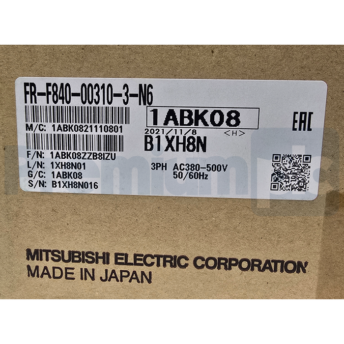 Mitsubishi FR-F840-00310-3-N6 FREQROL FR-F800 Inverter VFD 29A/15kW/20HP 3P NSMP