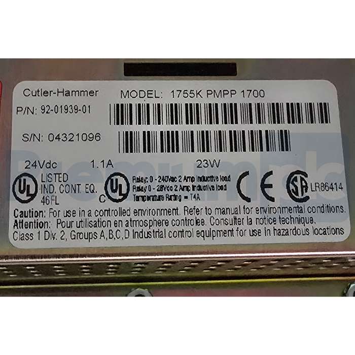 Eaton Cutler-Hammer 1755K-PMPP-1700 | 92-01939-01 PanelMate Power Pro HMI NSNP