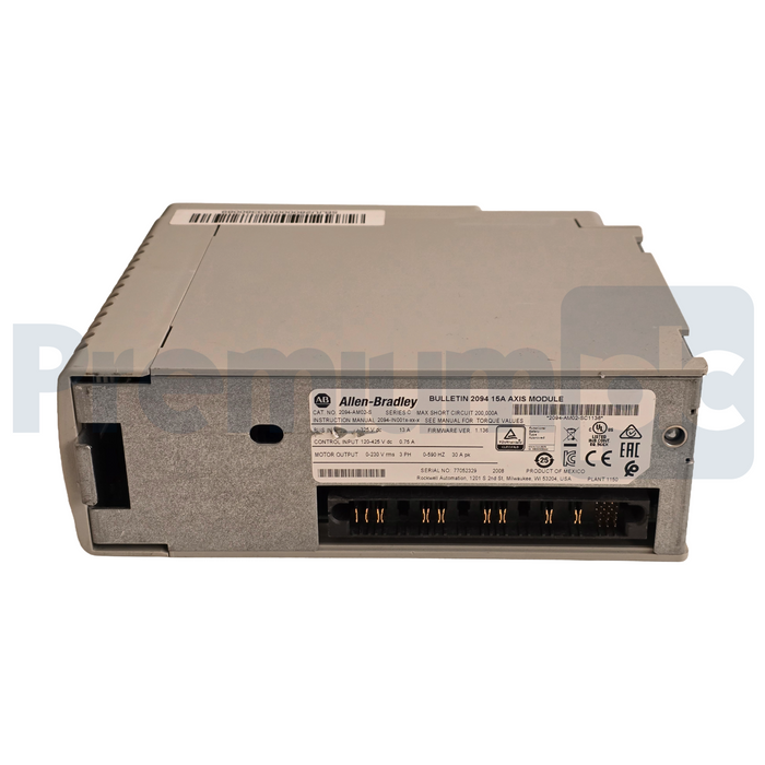 Allen Bradley 2094-AM02-S /C Kinetix 6000 Axis Module 200/230V 15A 2094AM02S REP