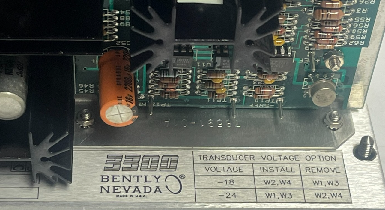 BENTLY NEVADA 3300/12-01-20-00 POWER SUPPLY PWA88199-01 TEMP CONTROL TRANSFORMER