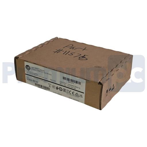 Allen Bradley 5069-IB16 /A CompactLogix 5000 16-Ch 24V DC Sink Input Module NSFS