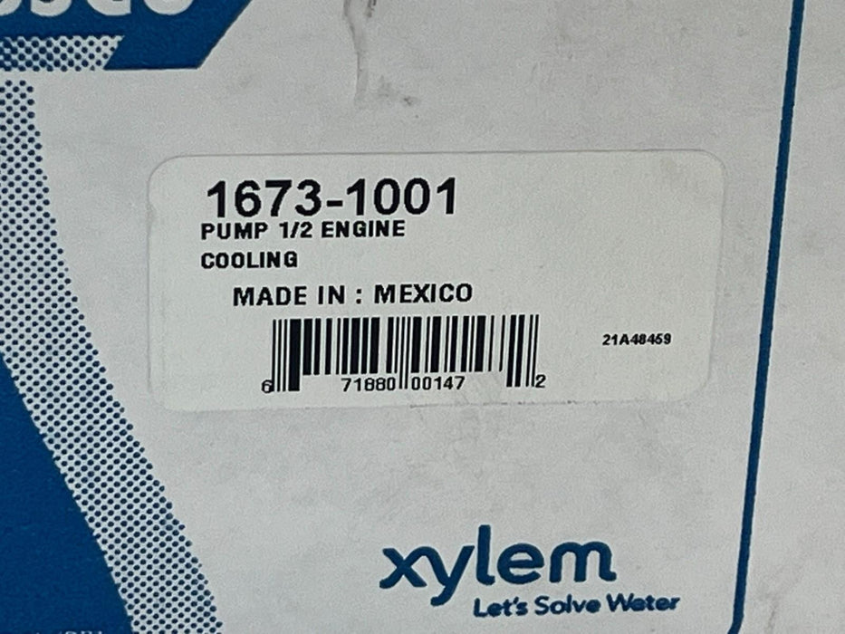 Jabsco | Xylem 1673-1001 Bronze Pedestal Pump 1/2" NPT 11.3 GPM 16731001 NSMP