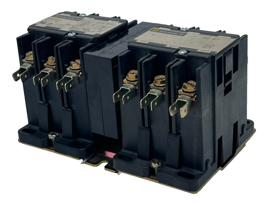 SQUARE D 8965DPR33V02 Ser. B Reversing Hoist Contactor 30A 600V 120V Coil, NSNP